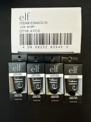$20+ VALUE! 4x ELF Cosmetics Power Grip Matte Primer 0.5 oz NIB w/free TYGift!!!