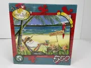 Serendipity 550 Piece Puzzle Santa In Paradise December 26 New & Sealed