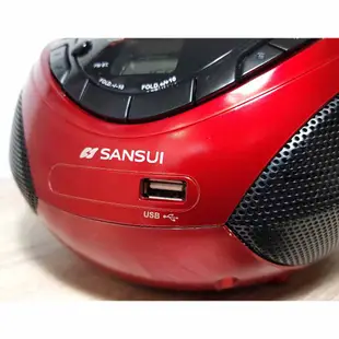 二手有貨 功能全正常 不挑片 有USB MP3 CD FM/AM 音質不錯 手提音響 SANSUI 山水 SB-87N