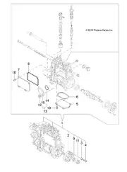 Polaris Flange, Genuine OEM Part 3070150, Qty 1