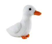 White Duck Plush Soft Toy 20cm Stuffed Animal by Elka