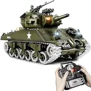 Supdex rc Tank, 1:18 Alloy Metal M4 Sherman Medium Remote Control Tank