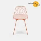 Original 'Lucy' Stacking Chairs (x4) by Bend Goods USA - Orange