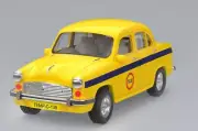 India Ambassador Car Kolkata Taxi -Pull Back Child Game Gift Toys Decoration