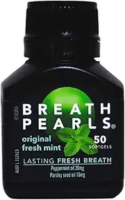 Breath Pearls Natural Breath Freshener, 50 Soft Gels