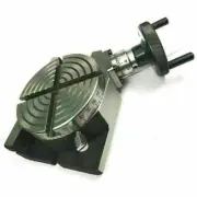 Rotary Table 3" 80mm Precision for Milling Machine Horizontal & Vertical 4 Slots