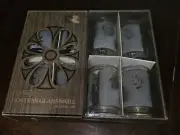 Libbey Hostess Glassware Set Of 8 NIB Silver