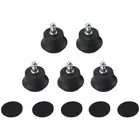 4X(5Pcs Bell Glides Replacement Office Chair or Stool Swivel Caster Wheels3546