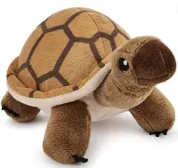 在飛比找Yahoo!奇摩拍賣優惠-歐洲進口 限量品 可愛烏龜絨毛娃娃布偶抱枕 毛茸烏龜陸龜旅行