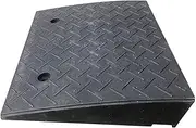 Rubber Threshold Ramp, Threshold Ramp Doorway, Threshold Ramp Non-Slip Surface Rubber Solid Threshold Ramp for Wheelchair and Scooter,50x50x12cm