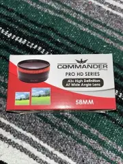 Commander Optics Pro HD Series 58mm - 0.43x AF Wide Angle Lens New