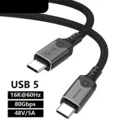 16K USB Cable Type C TO USB-C Cable Type-c Charge Cable for Laptop Power Bank