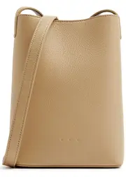 Aesther Ekme Sac Micro Leather Cross-body bag - Beige ONE SIZE