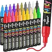 Paint Pens Paint Markers, 20 Colors Oil-Based Waterproof Paint Marker Pen Set, Never Fade Quick Dry and Permanent