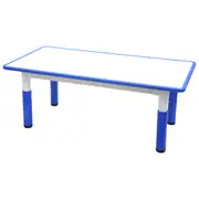 120x60cm Kids Blue Height-adjustable Whiteboard Drawing Table