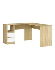 [Artiss] L-Shaped Computer Desk in Brown
