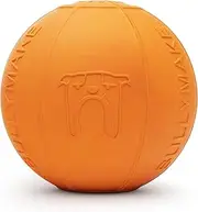 BULLYMAKE – Beach Ball Rubber Chew Toy for Dogs – Rubber Toy for Dogs – Made in USA – Treat Stuffing Toy