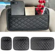 PU Leather Car Storage Pocket Black Car Interior Accessories For Car