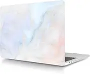 Compatible with MacBook Pro 15 inch Case with Retina Display 2015 2014 2013 2012 Release Model A1398, Plastic Protective Matt Durable Hard Shell Case Cover, Light Colored Marble