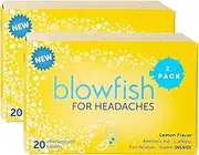 Blowfish for Headaches | New Maximum Strength Effervescent Formula Treats Headaches Fast (2 Pack)