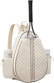 Generico Waterproof Tennis Bag, Multifunctional Drawstring Pouch, Adjustable Waist Strap, 12.6 x 4.72 x 16.54 Inches Lightweight Durable Sports Carrier for Gym, Table Tennis, Outdoor Activities