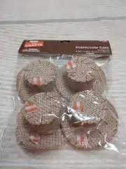 New! 4 Mini Straw Hats Scarecrow Fall Table Scatter Crafts Filler Decor Autumn