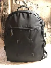NWT Amazon Basics Black Digital Camera / Camcorder Padded Professional Backpack