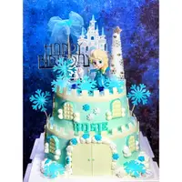 在飛比找蝦皮購物優惠-Jhouse 造型蛋糕/冰雪奇緣蛋糕／冰雪奇緣城堡LED蛋糕