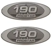 Mastercraft Boat Raised Decal Stickers | ProStar 190 Emblems (Pair)