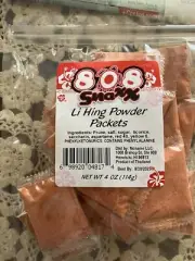 808 Snaxx Li Hing Powder Packets, 4 oz. Hawaii FREE SHIPPING