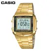 【CASIO】DB-360G-9A 復古造型電子錶/DATABANK系列/男女通用款/38mm/金/公司貨【第一鐘錶】