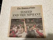 LOT (3) DIFF 2013 BOSTON RED SOX WORLD SERIES CHAMPS GLOBE HERALD