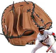 Baseball Catcher's Mitt - Baseball Fielding Gloves Beginner Play Training,Thicken Baseball Mitt Comfortable Catcher Mitt Baseball Softball Fielding Gloves Baseball Fielding Gloves