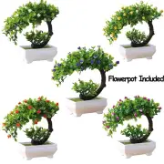 Rose Home Decor Simulation Bonsai Artificial Potted Fake Plants Plastic Flowers