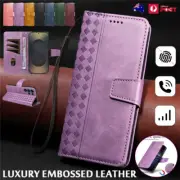 For Samsung S25 Edge S24 S23 FE S22 S21 S20 Ultra Wallet Case Flip Leather Cover