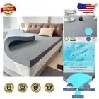 2-Inch King Memory Foam Topper, Cooling Gel Infused for Enhanced Sleep Comfort
