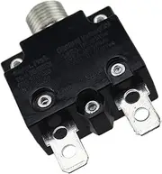 ULTECHNOVO Resettable Car Boat Circuit Breaker 10a Dc 50v Automotive Breaker Black Quick Power Protection for Winch Marine