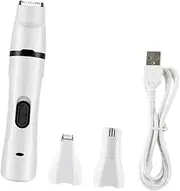 HOUDERCO 1Set Portable Pet Hair Trimmer Nail Grooming Kit Lightweight Dog Cat Clipper for Ears Face Paws Durable Design for Easy Pet Grooming at Home the Go
