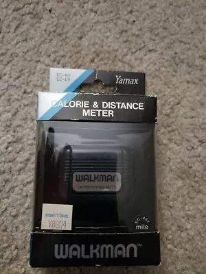 Walkman Calorie & Distance Meter Yamax Made in Japan Sony Corp. New 1988 Vintage