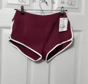 Baleaf Women's Workout Active Booty Short Yoga Pole NWT Plum Med