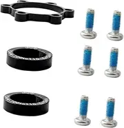 GANAZONO 9pcs Durable Screw Washers for Mountain Bike Hub Conversion Washer Bike Bolts Supplies Smooth Finish for Easy Installation