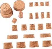 MOTHNUR 30 Pcs Wine Cork Stoppers Tapered Cork Plugs for Airtight Sealing of Wine Beer Soy and Vinegar Bottles for Home and Restaurant Use