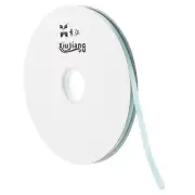 0.28" Wide 100 Yards Satin Ribbon Double Face Craft Roll Decoration Light Blue