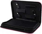 Zialofi Waterproof Case for Hair Cutting Tools and Scissors Storage, Pink