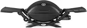 [weber] 540100Jpn Bbq Free Standing Grill Q2200 Natural-Gas-Powered Gas Camping for 6-8 People, One Size, Black