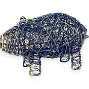 Handmade Isa Metal Wire Craft Duck Unique Artistic Accent for Home Decor NEW