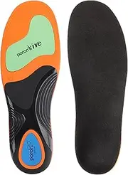 [Generic] Flat Feet Insoles Men - Elastic Shock Absorption Orthotic Inserts,Anti-Fatigue Shoe Accessories for Running Fitness Commuting Standing Walking Hiking