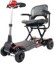 Lightweight wheelchairs Electric Wheelchair Mobility Scooter for The Elderly Four-Wheeled Battery Car for The Disabled Power-Assisted Folding Portable Wheelchair