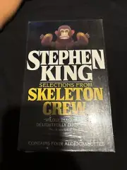 Stephen King Skeleton Crew Four Audio Cassette Set Brand New And Sealed