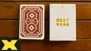 8 Bit Red Gold (atari pico-8 arcade game) Playing Cards by Michael B. Myers Jr.